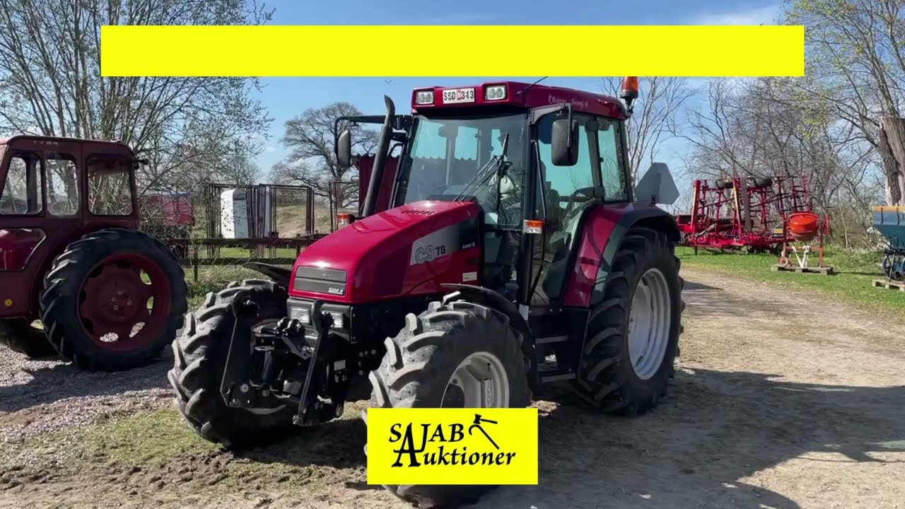 Traktor, Case, modell CS78, årsmodell 2001 | Sajab Auktioner