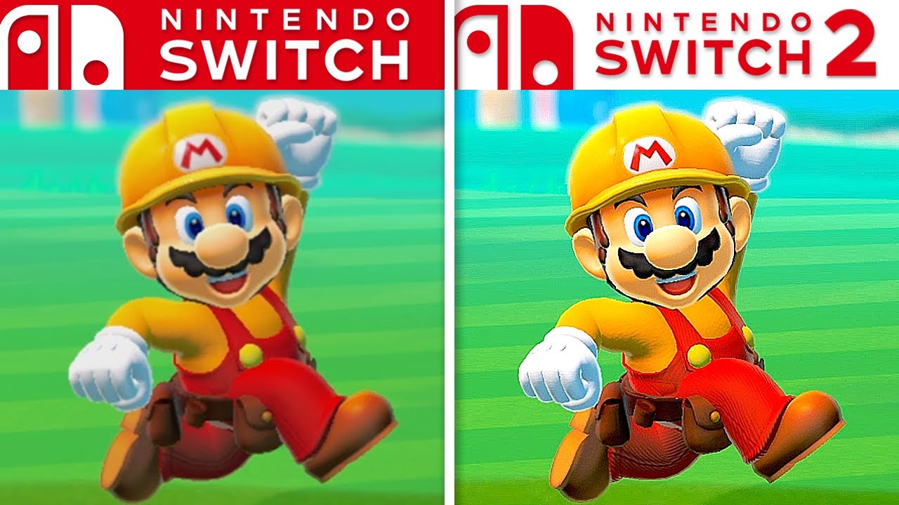 Super Mario Maker 2 | Switch vs Switch 2 | 4K Full Graphics Comparison ...