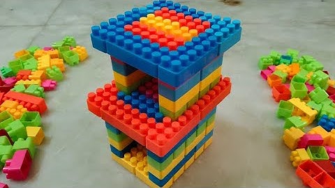 Satisfying DIY House ASMR Building Blocks/block game/lego building lego fun#asmr#buildingblocks