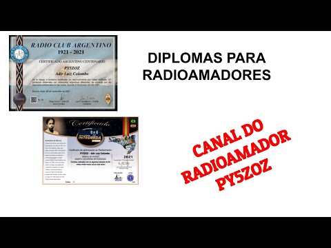 Diplomas para radioamadores