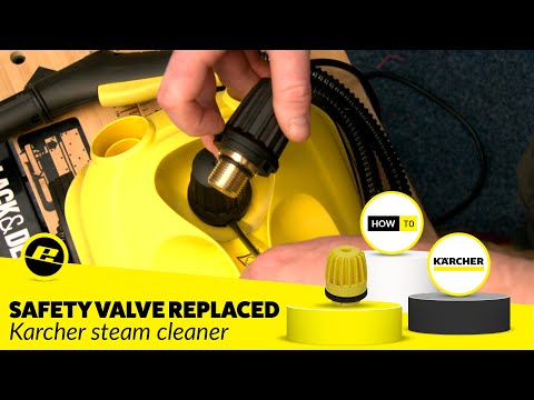 How to Replace a Stuck Safety Valve on a Steam Cleaner