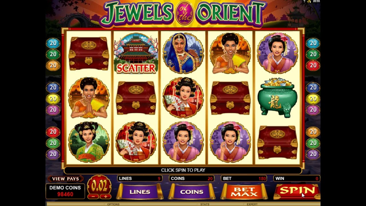 Caca-niqueis gratuitos online Jewels of the Orient Caca-niqueis gratuitos online Jewels of the Orient
