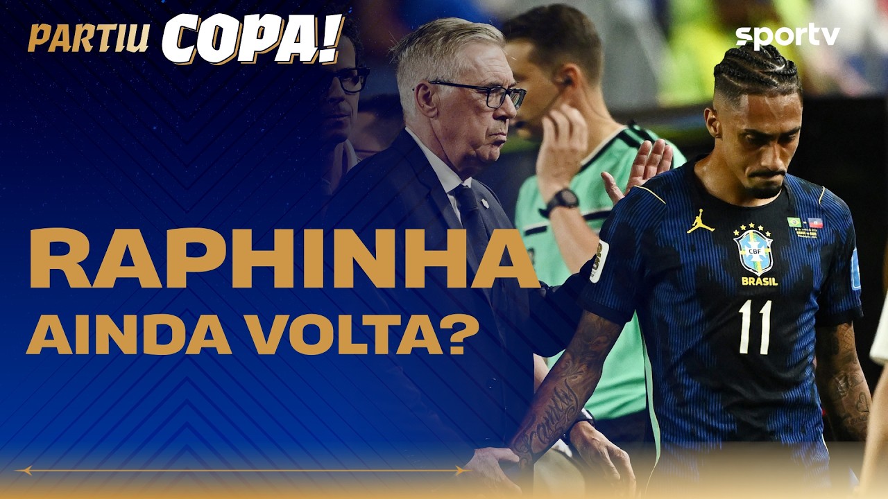 LESÃO DO RAPHINHA: ÚLTIMAS INFORMAÇÕES | Copa do Mundo | Partiu Copa | sportv