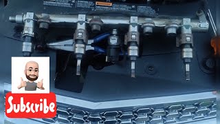 Chevy Equinox GMC Terrain como remplazar injectores,, injectors replacement