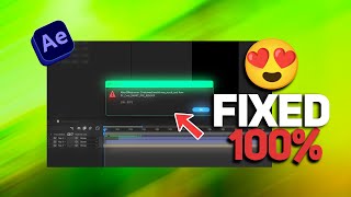✅Fixed 100%-After Effects Error D returned invalid from max_result_rect pf_cmd_smart_pre_render
