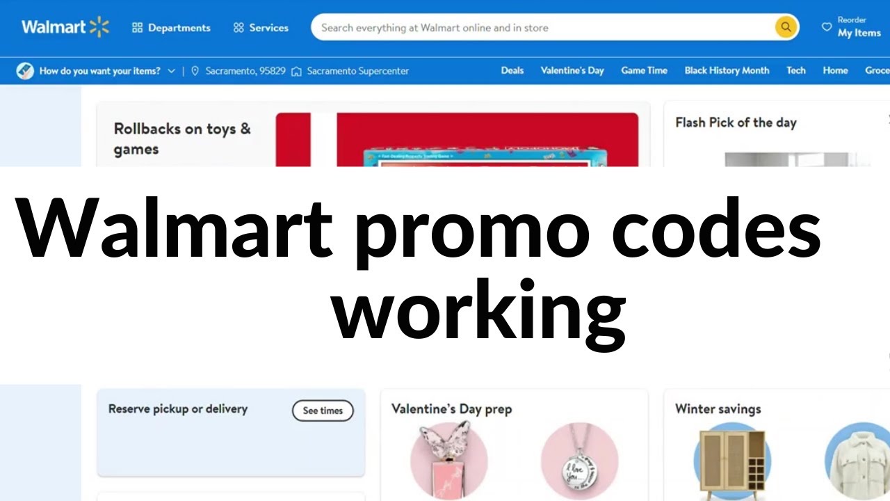 Walmart coupon code I walmart promo code 2023 YouTube