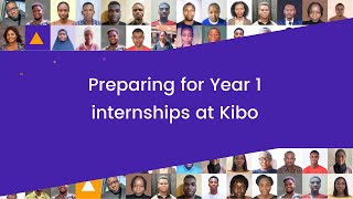 Internship experience at Kibo
