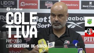 TV Coral - Coletiva pré-jogo com Cristian de Souza - Floresta x Santa Cruz - Série C 2026