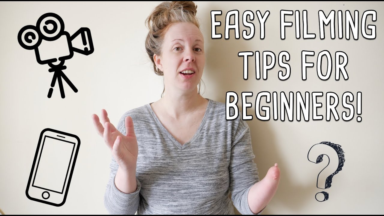 HOW TO FILM YOUTUBE VIDEOS // EASY Tips & Tricks for BEGINNERS - YouTube