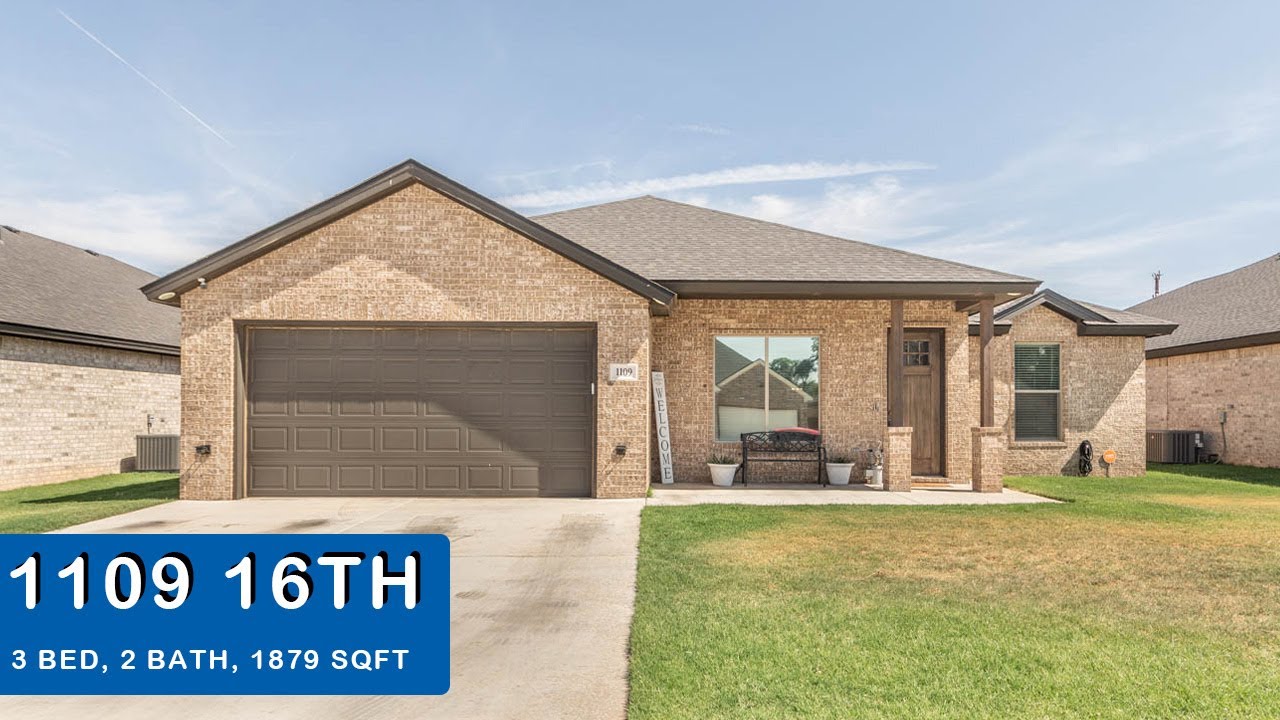 Home For Sale 1109 16th St, Shallowater, TX 79363 YouTube