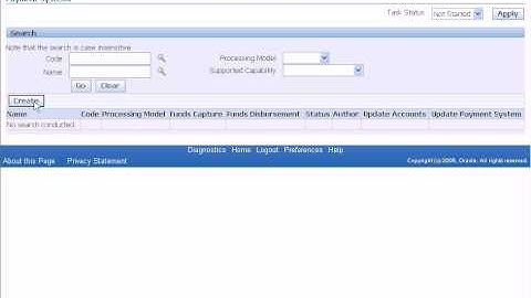 Oracle R12 iPayment Setup