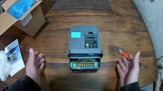 Частотный преобразователь из китая Aliexpress Драйвер двигате ля VFD инвертор 1.5KW/2.2KW