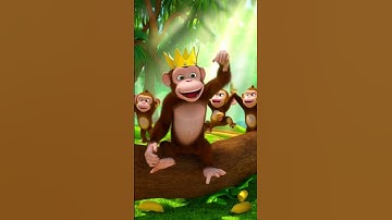 Fun Jungle Monkeys 🐒 | 3D Animation Short Story | Cute Monkey Adventure #trending #like