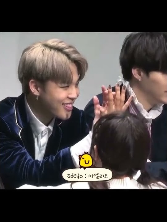 Jimin was happy while his little finger was winning,😂😂 #jimin #bts