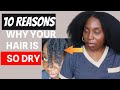 10 Reasons Why Your Natural Hair Get Dry So Quickly