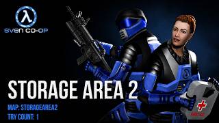 Sven Co-op - Storage Area 2 - Try count: 1 (Tentativa 1) - [No commentary]