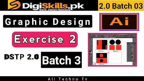 Graphic Design Exercise 2 Batch 3 Digiskills | graphic design exercise 2 batch 3 | illustrator basic