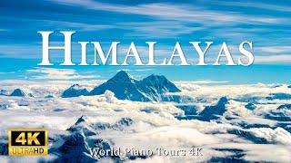 Himalayas 4K Scenic Relaxation Film  Himalayas Drone Scenery with Calming Music