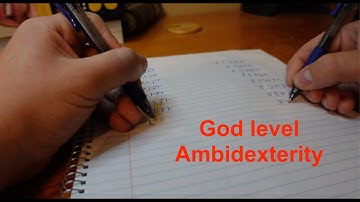 Ambidexterity Challenge - simultaneous writing in two languages