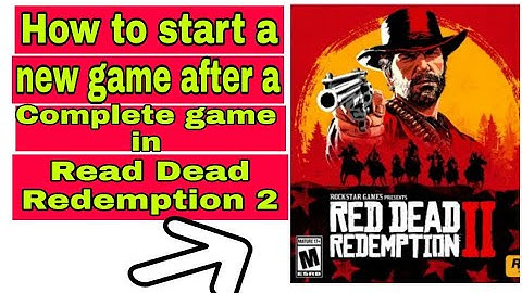 How to start new game after complete game in Read Dead redemption 2|Ps4 Gaming|