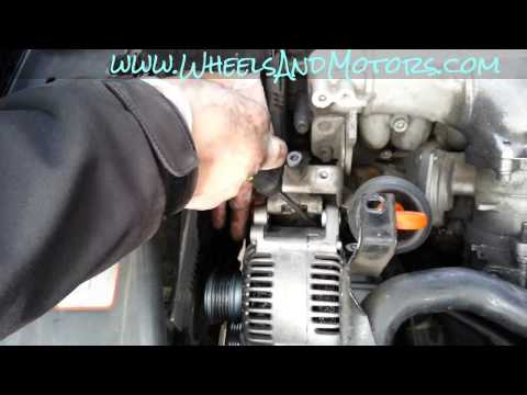 How to replace alternator on Audi A6 (C6 4F 2.0 TDI) - YouTube 2001 audi tt engine cooling diagram 