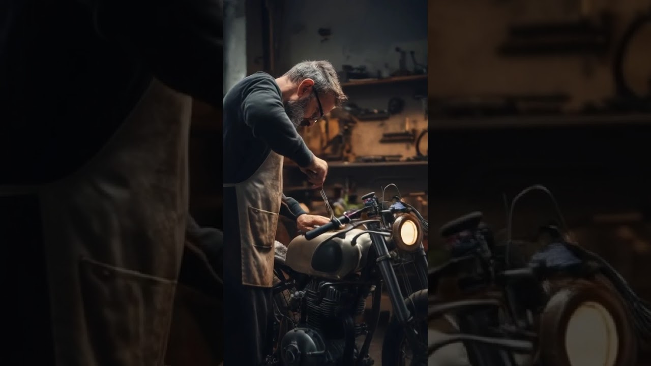 Classic motorbikes are really fun🔧🔥  