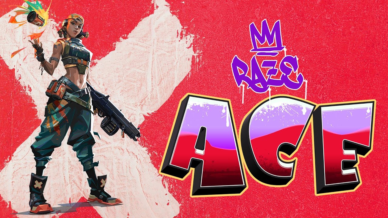 Valorant Ascent Map l Raze Ace Moment.