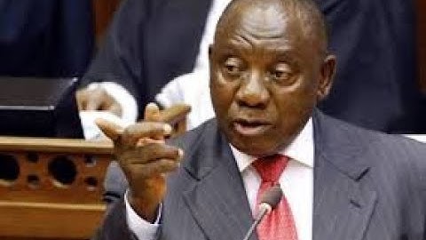 Ramaphosa Gets back at Julius Malema for his comments