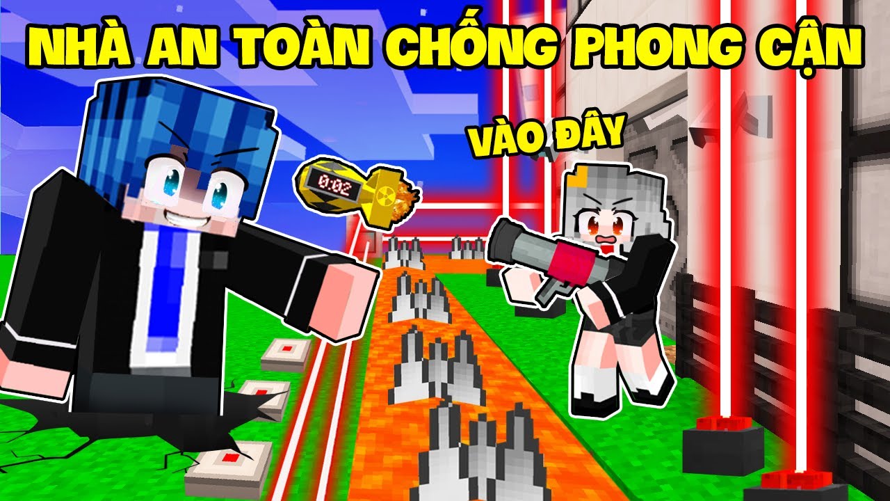 SAMMY THỬ THÁCH 24H XÂY NHÀ SIÊU AN TOÀN CHỐNG PHONG CẬN TRONG MINECRAFT