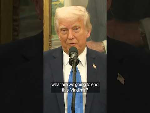 Trump on his call with #Putin: I think something's going to happen #war #shorts