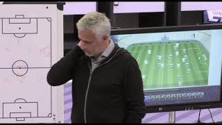 José Mourinho's very inspirational half-time speech for Tottenham against West Ham (2-0) 2020.06.23.