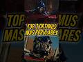 TOP 3 Optimus Prime MÁS POPULARES #parati #optimusprime #curiosidades #top #autobots #transformers