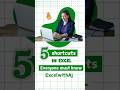 5 important Excel shortcuts everyone must know👀⁉️ | BPA | BPA educators