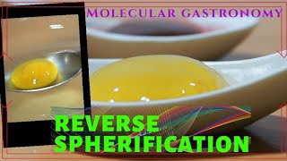 Reverse spherification- Molecular gastronomy. #reversespherification #moleculargastronomy #elbulli