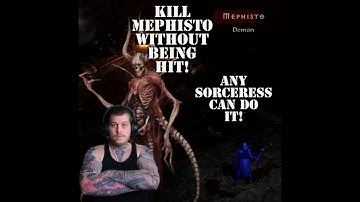 Diablo 2 Resurrected: Kill Mephisto With Trash Gear: Never get hit!