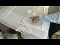 Fransız güpürlü pike yastığı yapımı