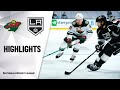 Wild @ Kings 2/16/21 | NHL Highlights