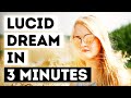 How To Lucid Dream In 3 Minutes (46% Success Rate) MILD Technique For Beginners