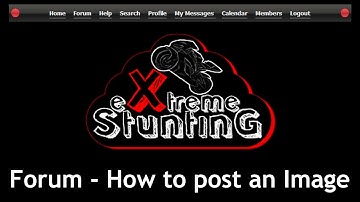 How to post an Image or a Video in a Forum