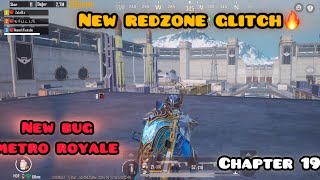 METRO ROYALE NEW BUG🔥/NEW REDZONE GLITCH😱/WHITE REDZONE NEW BUG OR GLITCH?/CHAPTER 19#glitch