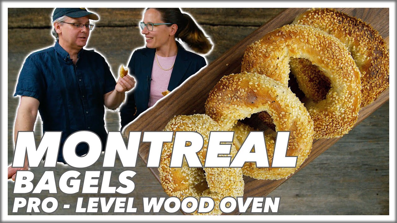 How To Make Montreal Style Bagels Recipe In A Wood Oven - Glen And Friends Cooking