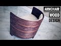 How to make a modern armchair part1 woodworking   