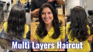 How To: Multi Layer Haircut || Multi Step Haircut || Step Haircut || Thin Haircut ||￼ Maximum Layer