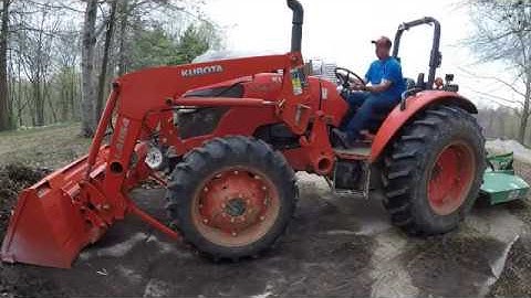 How To Remove the Front End Loader on a Kubota Tractor M6060 #33