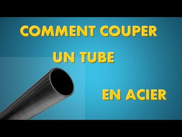 Comment percer un tube acier droit ? Perçage de tubes en fer rond