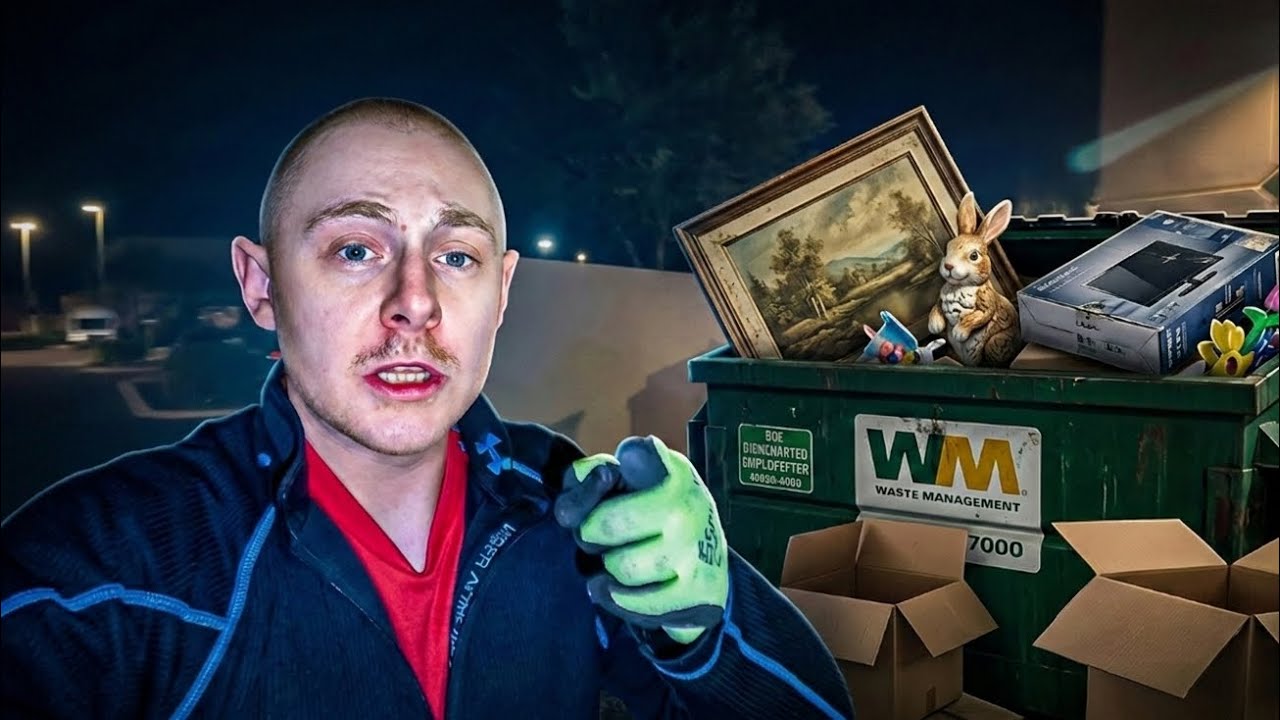 What Dumpster Diving at Night Is REALLY Like