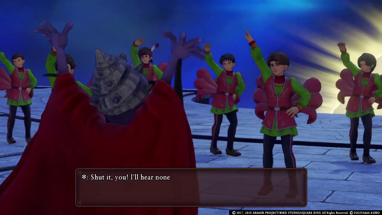 DRAGON QUEST XI - Malicious Grey Gordon Boss Fight (Post Game)