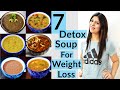 7 Detox Soup For Weight Loss In Hindi | Detox Diet For PCOS Thyroid | How To Lose Weight Fast