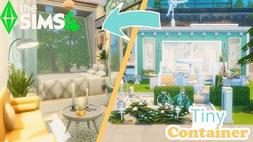 Tiny Container Home |The Sims 4 Speed Build