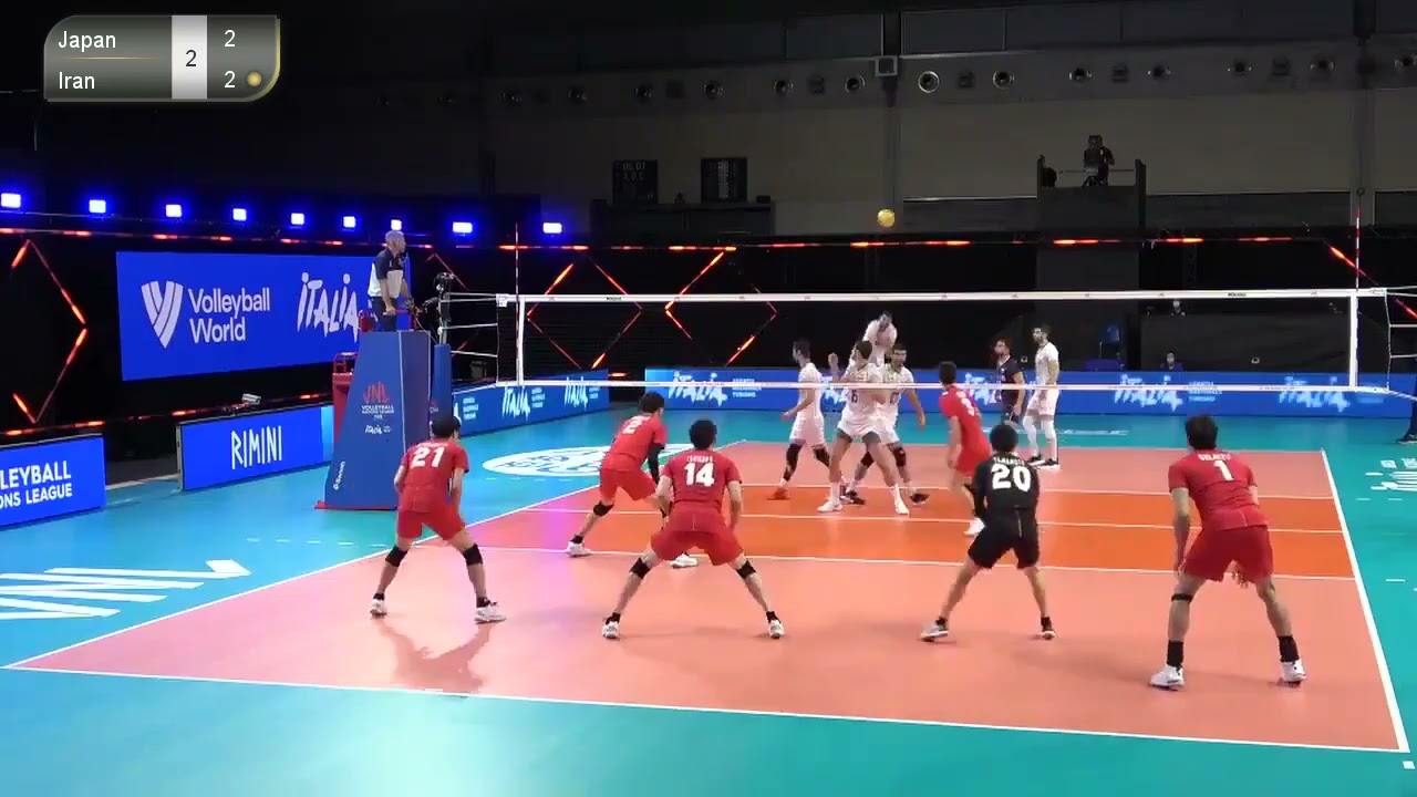 JAPAN v IRAN MAY 28 2021 VNL MENS VOLLEYBALL QUICK PLAY